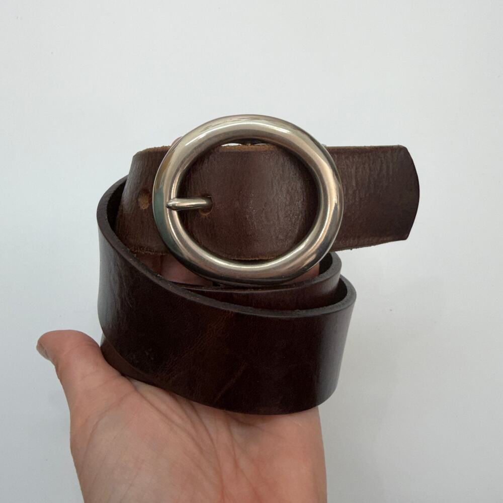 Vintage The Limited Brown Leather Belt Medium